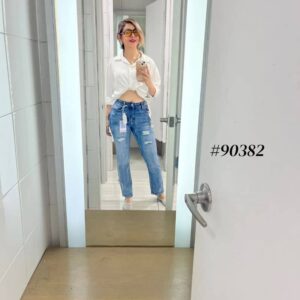 Jeans Slim Straight - Recto Ajustado