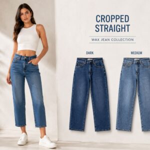 Jeans Marca Wax Cropped - Tobilleros