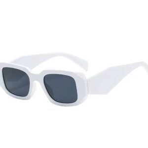 Lentes ovalados blancos