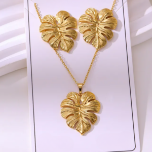 Set de Aretes y Collar "Tropical"