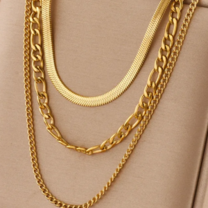 Collar Acero 3 cadenas