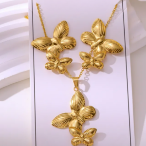 Set de aretes y collar "Primavera"