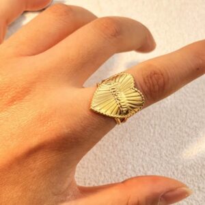 Anillo Acero "Amour"