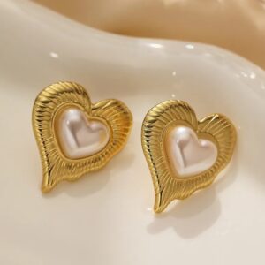 Aretes acero "Corazón Dali"